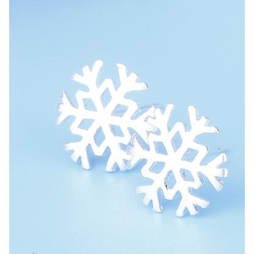 925 Sterling Silver Hypoallergenic Star Leaf Square Stud Earrings for Women Wedding Jewelry