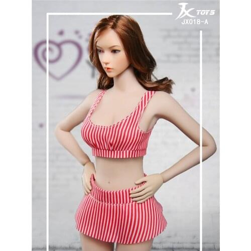 Jxtoys-018 Soldier Costume 1/6 Sexy Swimsuit Beach Bikini Set 12 Inch Action Figure Female Body Clothing Accessories In Stock