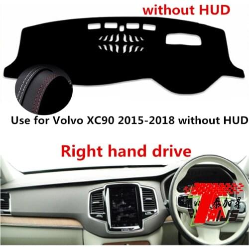 TAIJS Factory Classic Protective Leather Car Dashboard Cover For Volvo XC90 2015 2016 2017 2018 without HUD Right hand drive