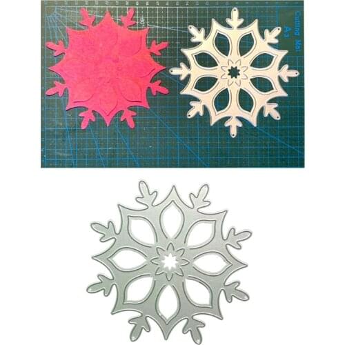 Snowflake Metal Cutting Dies Stencil DIY Scrapbooking Album Paper Card Template Mold Embossing Decoration