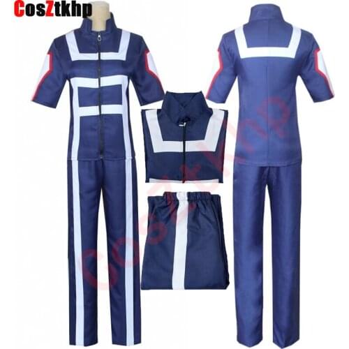 My Hero Academia Boku No Hero Cosplay Costume Men Women School Uniform Gym Suit Tshirt Pants Midoriya Izuku Todoroki Shouto