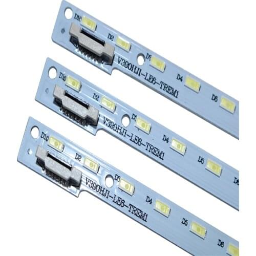 New 10 PCS/lot 48LED 490mm LED backlight strip for 39inch V390HJ1-LE6-TREM1 V390HJ1-LE6-TREW1 C420E06E01A L390H101EA-C002