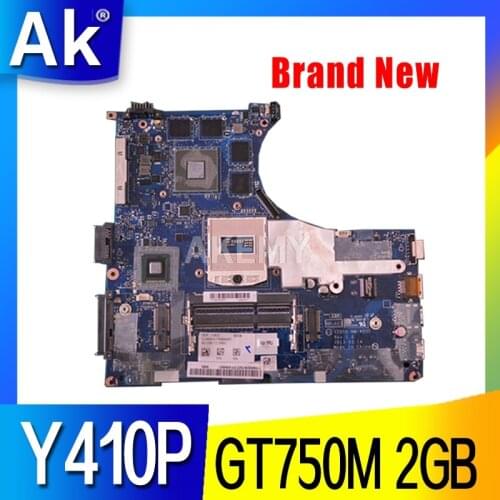 Original For Lenovo Y410P laptop motherboard Y410P GT750M 2GB VIQY0 NM-A031 tested good free shipping
