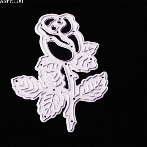 PANFELOU Easter Bud roses Scrapbooking DIY album cards paper die metal craft stencils punch cuts dies cutting