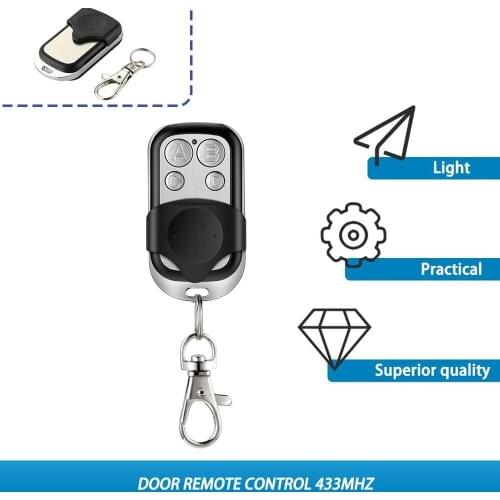 New Fashion Remote Control 4 Channel Cloning Duplicator Key Fob A Distance Learning Electric Garage Door Controller 433 MHz RF