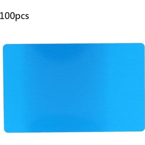 100Pcs Blank Engraved Custom Visiting Name Cards Aluminium Alloy Business Cards P82A