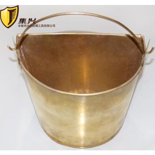 Explosion-proof fire bucket, explosion-proof pure copper fire bucket, semi-circular wall-mounted fire bucket, oil drum, bucket