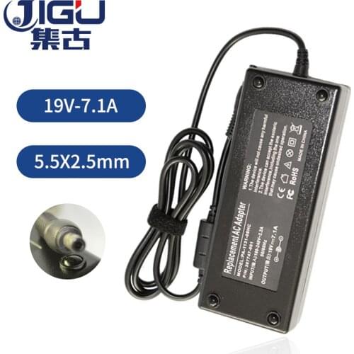 JIGU Replacement For Acer 19V 7.1A 5.5*2.5MM 135W Universal Notebook Laptop AC Charger Power Adaptor free shipping
