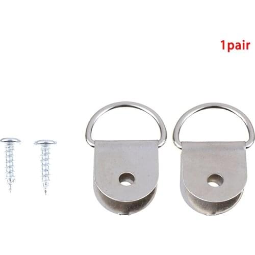 1 Pair Car Rear Trunk Boot Floor Cargo Net Tie Down Hook Ring Loop Hanging Fixing