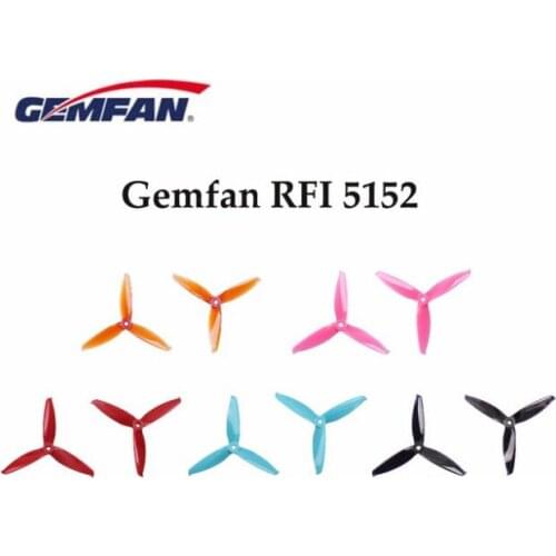 10 pairs Gemfan RFI 5152 3 Blade PC Propeller CW CCW propeller prop For brushless Motors FPV Freestyle Frame FPV props