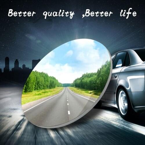 2PCS 360Degree HD Blind Spot Mirror Car Reverse Frameless Ultrathin Wide Angle Round Convex Rear View Mirror Inspection Mirror