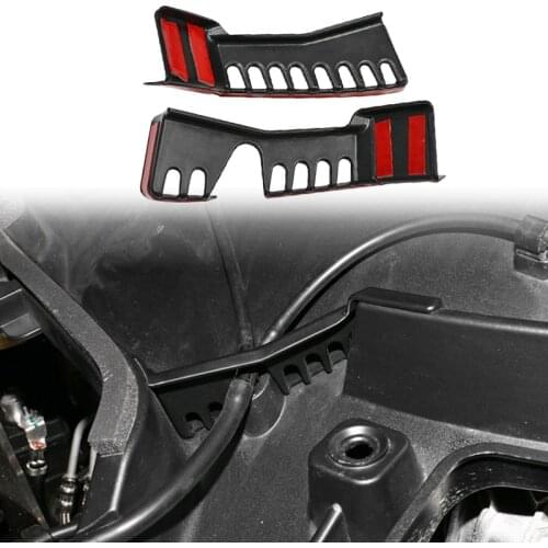 2Pcs Debris Filter for Tesla Model Y Anti-Leakage Net for Water Guide Groove of Front Trunk Cover Car Modification Parts