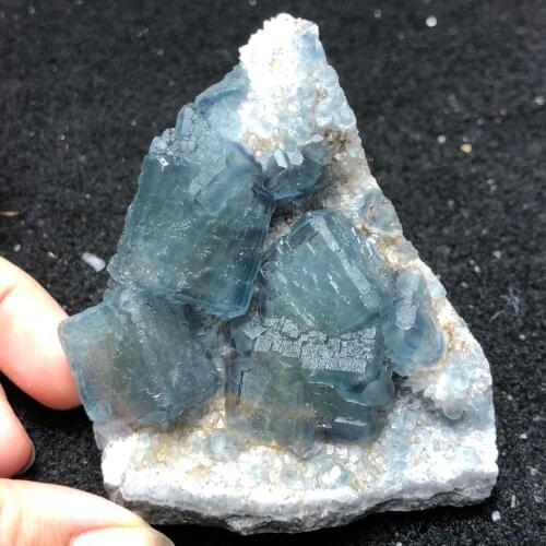 297g100 % natürliche rare blau-grün fluorit cluster mineral kristall probe stein und kristall healing kristall haus dekoration
