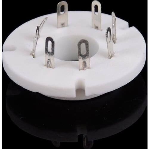 8pin B8S Ceramic Vacuum Tube Socket for FU50R FU50, GU-50,FU-15,5U8C Vintage AMP DIY