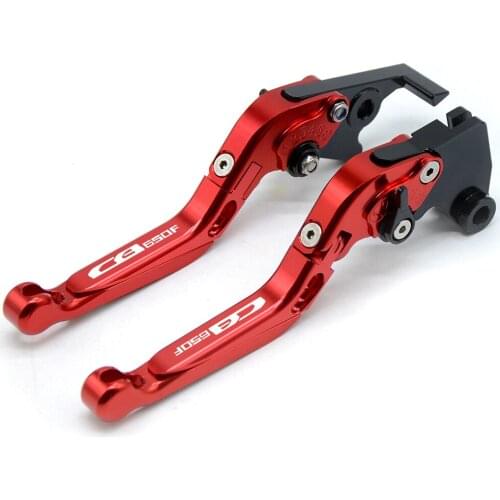 Motorcycle CNC Aluminum Extendable Adjustable Folddable Brake Clutch Levers For Honda CB650F CB 650 CB 650 F 2014 2015 2016 2017