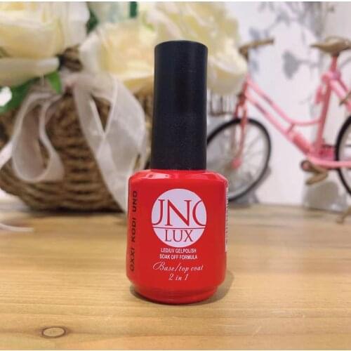 Base/Top Coat 2 in 1 Gel Polish UV Soak off Reinforce 15ML Long Lasting Nail Art Manicure Gel Varnish Primer