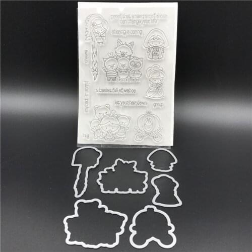 Long Hair Princess Metal Cutting Dies and stamp Stencils for DIY Scrapbooking/ Decorative Embossing DIY Paper Cards Making A680