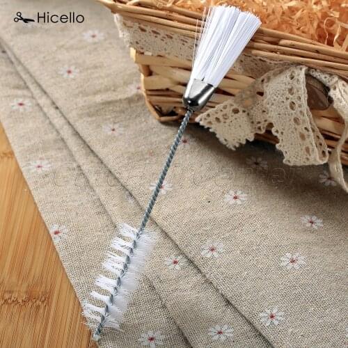 Hicello 1PC Double Ended Nylon Lint Cleaning Brushes for Embroidery Sewing Machine Parts Craft Tool Accessories 6" 15cm