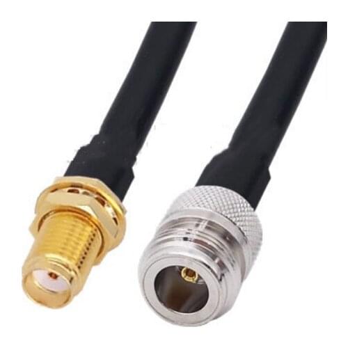 RG58 Cable SMA Female to N Female Coaxial Connector WiFi Antenna Extension Pigtail jumper cable