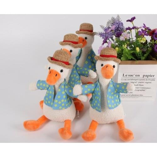 Cute Funny Come on 30cm Duck Plush Toys Lovely Stuffed Cotton Hat Duck Plush Doll Birthday Gift For Children Kids Figure Toys