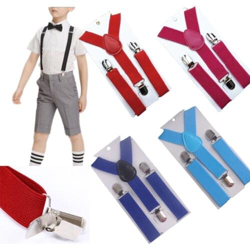 Fashion Children Best Selling Suspenders Baby&kids Suspender Clip-on Adjustable Elastic Y-back Suspender Braces Party GHH0001
