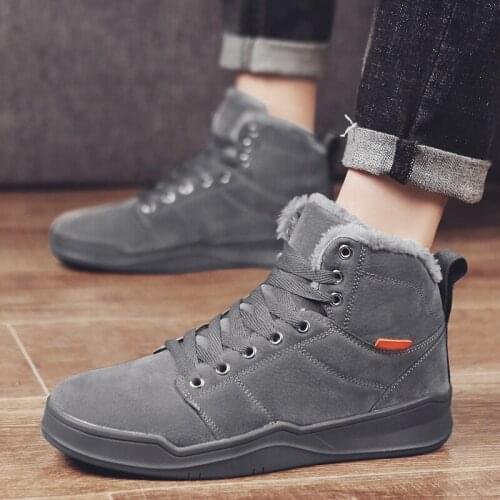 Men Hiking Shoes Waterproof Leather Shoes Climbing & Fishing Shoes New Popular Outdoor Shoes Man High Top Winter Boots Large