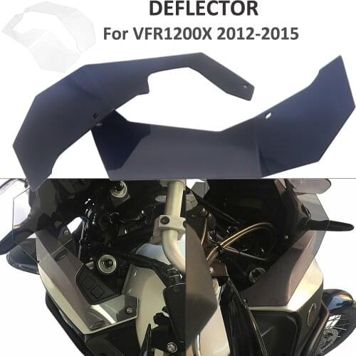 NEW Motorcycle Accessories FOR Honda VFR1200X Crosstourer Side Windshield Windscreen Deflector 2012-2015 VFR 1200 X 2013 2014