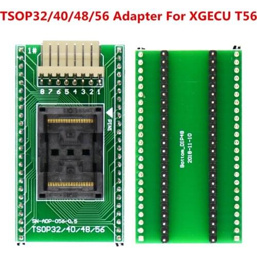 Original BGA63 BGA64 BGA48 TSOP32 TSOP40 TSOP48 TSOP56 Adapters Only For XGecu T56 Nand Programmer Test Clip Product