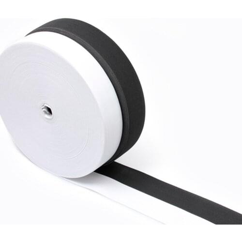 Elastic Band 25Mm Rubber Swimwear Elastic Flat Rubber Rope Tent Clothing Nylon Band Black 25Mm Elastic For Pants Elastic Sewing