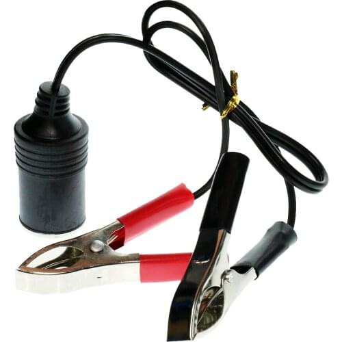 Black 12V/24V 30A Cigarette Lighter Female Socket Plug Waterproof For most kinds of vehicles