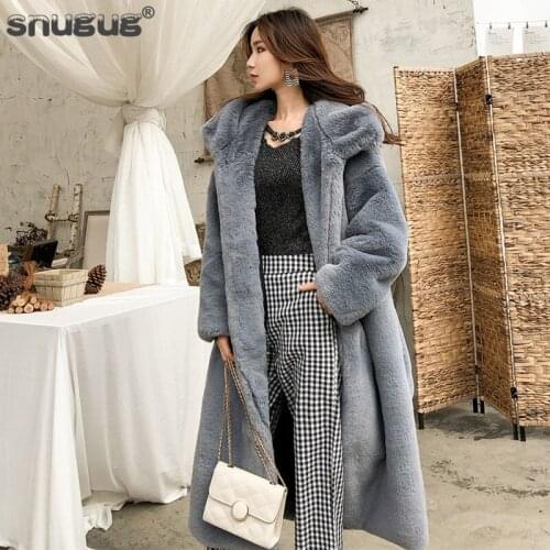 SNUGUG Large Fur Coats