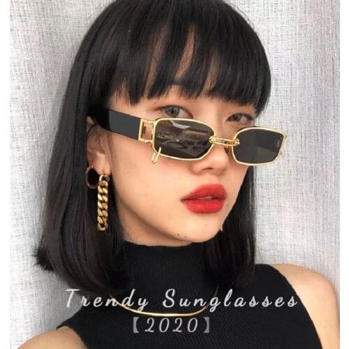 2021 Vintage Womens Mens Sunglasses Fashion Earring Rimmed Sun Glasses Outdoor Eyewear Shopping Punk Stylish Trendy Cool UV400