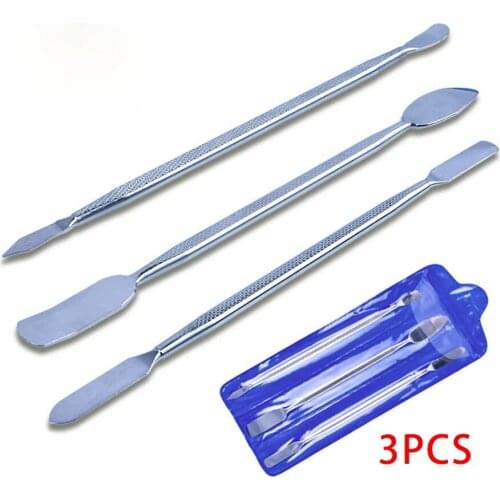3pcs/set Universal Mobile Phone Repair Opening Tool Metal Disassemble Crowbar Metal Steel Pry Phone Hand Tool Set