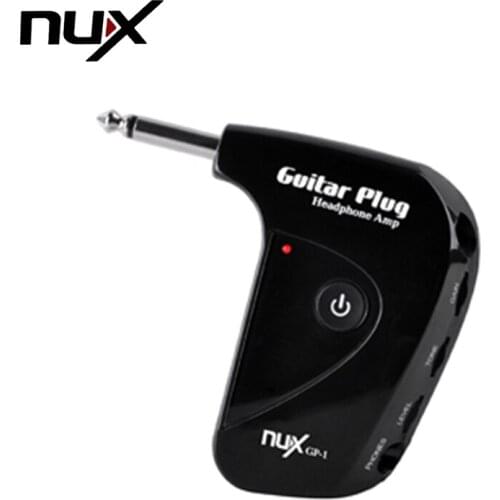 NUX GP-1 Guitar Plug Headphone Amp with Classic British Distortion Effect Guitar Amplifier