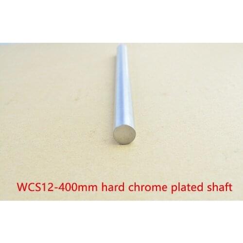 3D printer rod shaft 12mm linear shaft length 400mm chrome plated linear guide rail round rod shaft for cnc robot 1pcs