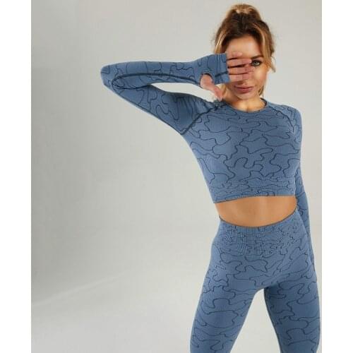 Women Yoga Suits Seamless 2 Pieces Sports Top Bras High Waist Leggings Gym Wear Running Clothing Workout Tracksuit Fitness,ZF749