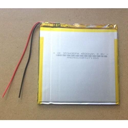 3.7V polymer lithium battery 4500mAh foot capacity battery, DIY Tablet PC special 409595 core
