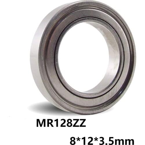 5pcs/lot MR128ZZ bearing Deep Groove Ball Miniature Mini Bearing MR128-ZZ 8*12*3.5mm 8x12x3.5 52100 Chrome Steel