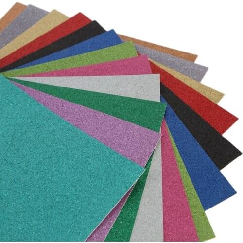 50pieces 12 inch glitter craft paper handmade scrapbook paper for decoration glitter card paper