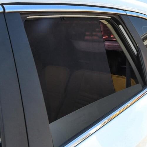 Car Sunshade Retractable Auto Side Window Shade Curtain Front Rear Glass Anti-UV Sunshade Foldable Protector For Summer Cooling