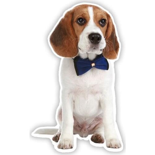 B0694# Self-adhesive Decal Beagle Puppy V1 Car Sticker Waterproof Auto Decors on Bumper Rear Window Motorcycle Laptop Helmet
