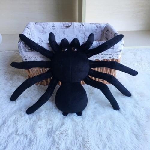 Free Shipping 38cm 54cm Creative Simulation Spider Soft Boy Doll Plush Toy For kids Birthday Gift