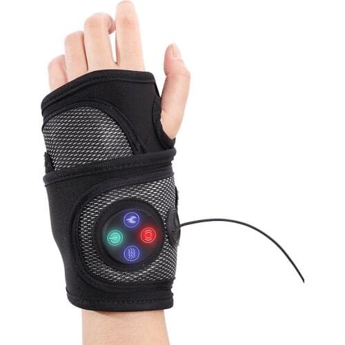 Wristbands massager massager gasbag multi-function vibration extrusion heating wrist joints relieve hand fields