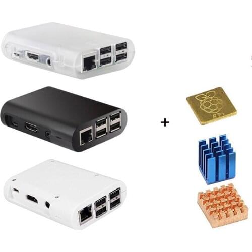 For Raspberry PI 3 model B Case Cover Shell Enclosure ABS Plastic Box for Raspberry PI 3 Model B and Model B+ High Quality