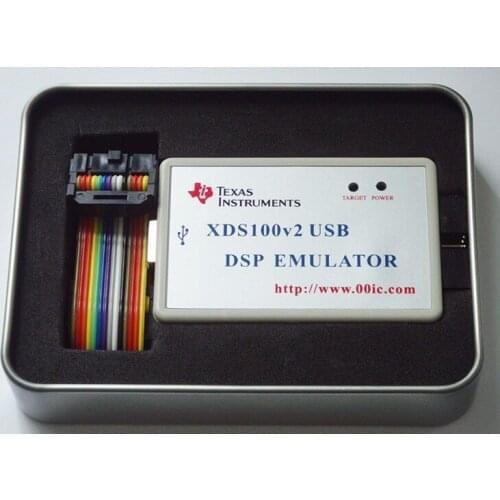 For The XDS100V2 USB2.0 DSP emulator supports TI DSP/ARM core CCS4 CCS5 64bit