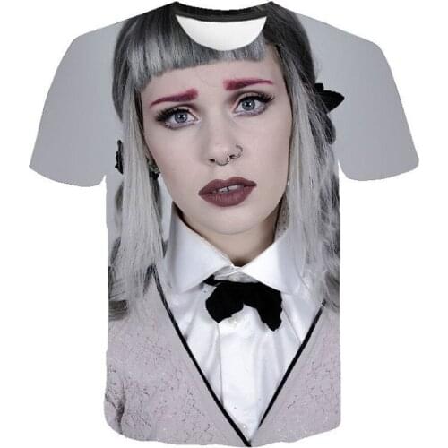 Melanie Martinez 3D Printed T-shirt Men And Women Children Cool Tee Tops Summer Streetwear Cool T Shirts Boys Girls Kids Tops