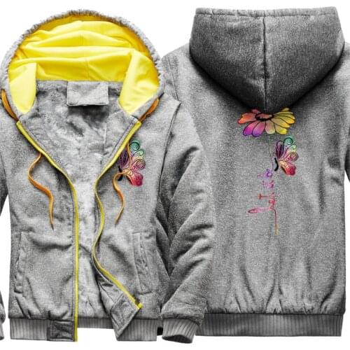Let It Be Flowers Camouflage Mens Raglan Thicken Jackets Fashion Keep Warm Tracksuits Zipper Keep Warm Tops 2020 sudadera hombre