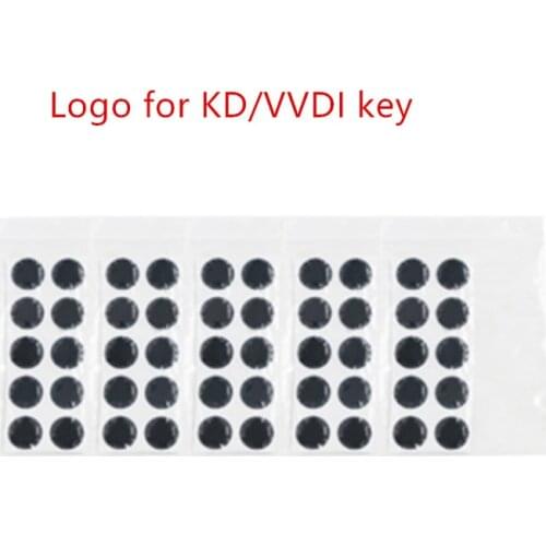 Keydiy key accessory 14mm Crystal Replacement Emblem Logo for KD/VVDI Flip Remote Car Key Shell Sticker