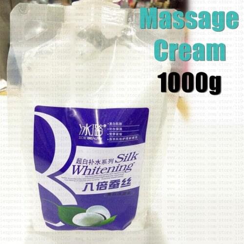 900g Silk Protein Deep Massage Cream Nourishing Whitening Moisturizing Detox Cream Face Body Care Spa Equipment