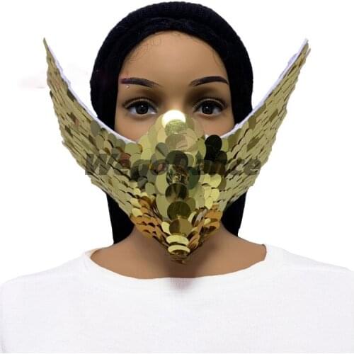 Butterfly Face Mask Fashion Halloween Cosplay Singer Dancer Performance Costume Accessory
